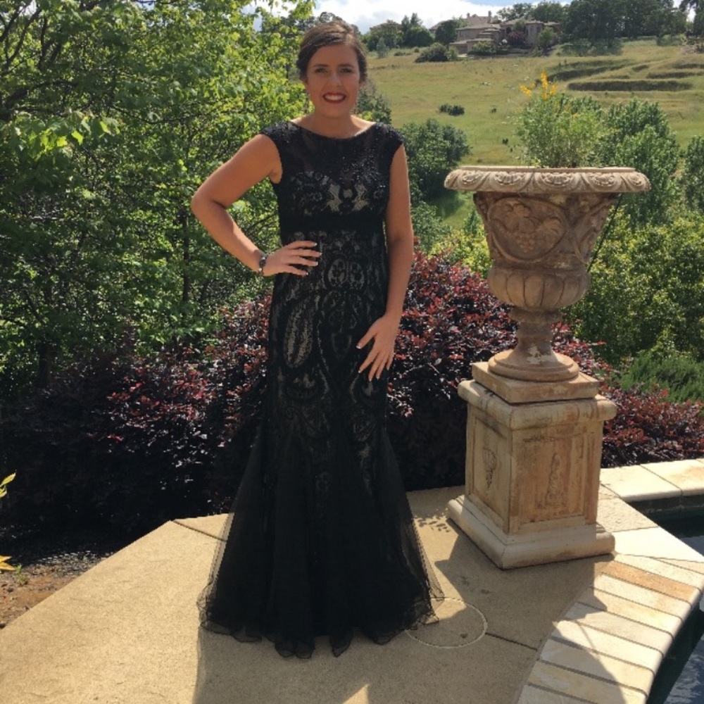 Rickie Freeman for Teri Jon Beaded Gown Size 8